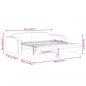 Preview: Tagesbett Ausziehbar mit Matratzen Dunkelgrau 100x200 cm Stoff