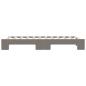 Preview: Tagesbett Ausziehbar Taupe 90x200 cm Stoff