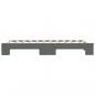 Preview: Tagesbett Ausziehbar Dunkelgrau 90x190 cm Stoff