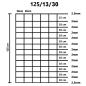 Preview: Gartenzaun Verzinkter Stahl 50x1,25 m Silbern