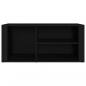 Preview: Schuhregal Schwarz 100x35x45 cm Holzwerkstoff