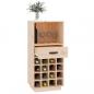 Preview: Weinregal 45x34x100 cm Massivholz Kiefer