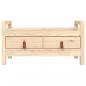 Preview: Flurbank 80x40x43 cm Massivholz Kiefer