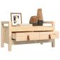 Preview: Flurbank 80x40x43 cm Massivholz Kiefer