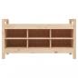 Preview: Flurbank 110x40x60 cm Massivholz Kiefer