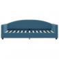 Preview: Tagesbett mit Matratze Blau 80x200 cm Samt