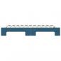 Preview: Tagesbett Ausziehbar Blau 90x200 cm Samt