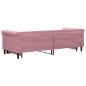 Preview: Tagesbett Ausziehbar Rosa 80x200 cm Samt