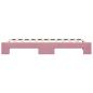 Preview: Tagesbett Ausziehbar Rosa 80x200 cm Samt