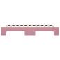 Preview: Tagesbett Ausziehbar Rosa 90x200 cm Samt