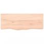 Preview: Tischplatte 100x40x(2-4) cm Massivholz Eiche Unbehandelt