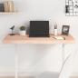 Preview: ARDEBO.de - Tischplatte 100x50x(2-6) cm Massivholz Eiche Unbehandelt