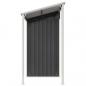Preview: Gartenhaus mit Schleppdach Anthrazit 277x110,5x181 cm Stahl