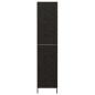 Preview: ARDEBO.de - Paravent 5-tlg. Schwarz 205x180 cm Wasserhyazinthe