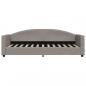Preview: Tagesbett Ausziehbar mit Schubladen Taupe 80x200 cm Stoff