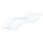 Preview: Tagesbett mit Matratze Creme 80x200 cm Stoff