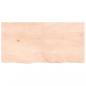Preview: Tischplatte 120x60x(2-4) cm Massivholz Eiche Unbehandelt