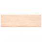 Preview: Tischplatte 160x50x(2-4) cm Massivholz Eiche Unbehandelt