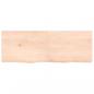 Preview: Tischplatte 140x50x(2-6) cm Massivholz Eiche Unbehandelt