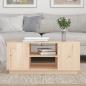 Preview: Couchtisch 90x49x40,5 cm Massivholz Kiefer