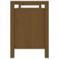 Preview: Flurbank Honigbraun 110x40x60 cm Massivholz Kiefer
