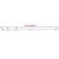 Preview: Mini Schiebetürbeschlag Set für Schranktüren Carbonstahl 152 cm