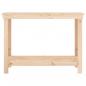 Preview: Werkbank 110x50x80 cm Massivholz Kiefer