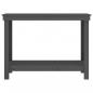 Preview: Werkbank Grau 110x50x80 cm Massivholz Kiefer