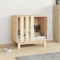 Preview: ARDEBO.de - Hundehütte 60x45x57 cm Massivholz Kiefer