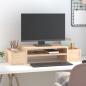 Preview: Monitorständer 70x27,5x15 cm Massivholz Kiefer