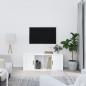 Preview: ARDEBO.de - TV-Schrank Hochglanz-Weiß 100x35x40 cm Holzwerkstoff