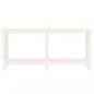 Preview: Werkbank Weiß 180x50x80 cm Massivholz Kiefer