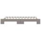 Preview: Tagesbett Ausziehbar Taupe 100x200 cm Stoff