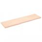 Preview: Tischplatte 180x50x(2-4) cm Massivholz Eiche Unbehandelt