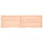 Preview: Tischplatte 200x60x(2-4) cm Massivholz Eiche Unbehandelt