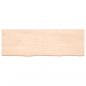 Preview: Tischplatte 180x60x(2-6) cm Massivholz Eiche Unbehandelt