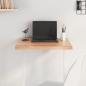 Preview: ARDEBO.de - Tischplatte Hellbraun 60x40x(2-4) cm Massivholz Eiche Behandelt