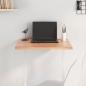 Preview: ARDEBO.de - Tischplatte Hellbraun 60x50x2 cm Massivholz Eiche Behandelt