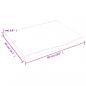Preview: Tischplatte Hellbraun 60x50x2 cm Massivholz Eiche Behandelt