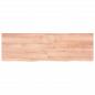 Preview: Tischplatte Hellbraun 160x50x(2-4)cm Massivholz Eiche Behandelt