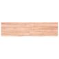 Preview: ARDEBO.de - Tischplatte Hellbraun 160x40x(2-4)cm Massivholz Eiche Behandelt