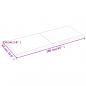 Preview: Tischplatte Dunkelbraun 160x60x(2-4)cm Massivholz Eiche