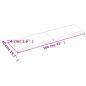 Preview: Tischplatte Dunkelbraun 160x40x(2-4)cm Massivholz Eiche
