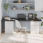 Preview: ARDEBO.de - Tischplatte Dunkelbraun 200x60x(2-6)cm Massivholz Eiche