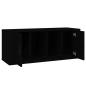Preview: TV-Schrank Schwarz 100x35x40 cm Holzwerkstoff