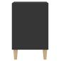 Preview: ARDEBO.de - TV-Schrank Schwarz 100x35x55 cm Holzwerkstoff