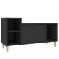 Preview: TV-Schrank Schwarz 100x35x55 cm Holzwerkstoff
