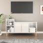 Preview: ARDEBO.de - TV-Schrank Hochglanz-Weiß 100x35x55 cm Holzwerkstoff