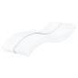 Preview: Tagesbett mit Matratze Creme 80x200 cm Stoff