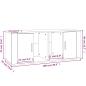 Preview: TV-Schrank Sonoma-Eiche 100x35x40 cm Holzwerkstoff